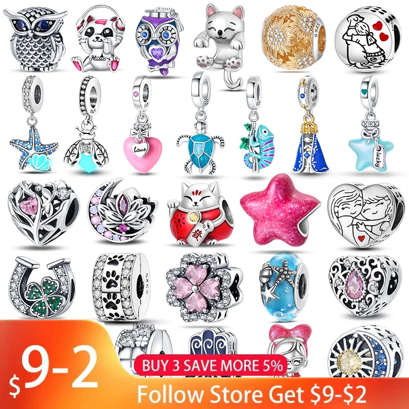 Qikaola Bracelet Blue Zircon Owl