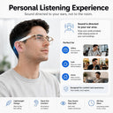 Open-Ear Audio Glasses Adaptive Lens