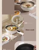 4.5L Smart Electric Wok Multi-Function Pot 220V Large Capacity