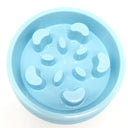 Slow Feeder Dog Bowl Durable Plastic Non-Slip Pet Bowl