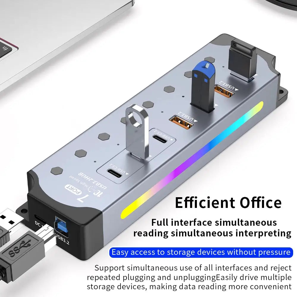 Port Usb C Hub With Switch Control — product view 5