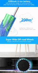 High End Model ABIR X8 Robot Vacuum UV Cleaner Tank