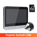 WSDCAM Mini WiFi Doorbell Two Way Talk Peephole 1080P Never Miss Visitors