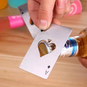 Stainless Steel Spades - Bottle Credit Card Opener