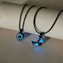 Luminous I Love You Pendant - Glow In Dark Steel