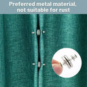 Magnetic Curtain Clips for Easy Backing
