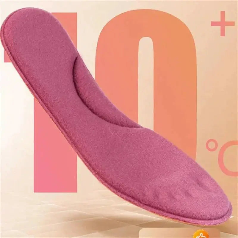 Women's Winter Memory Foam Insoles for Cozy Warmth