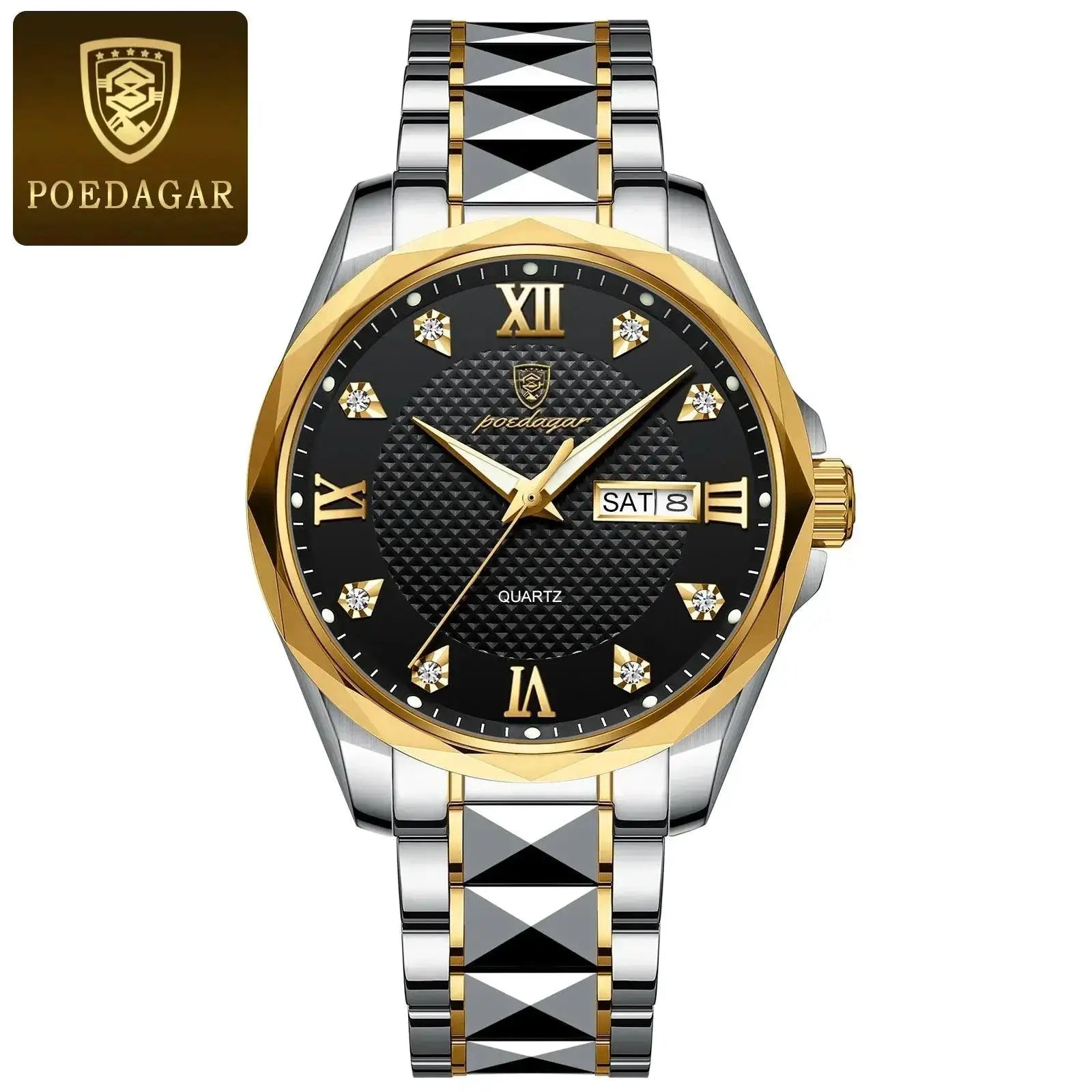 Men's Quartz Watch Stainless Steel Timepiece For Modern Men