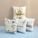 Cozy Pillow Covers Set 4 for Xmas Decor