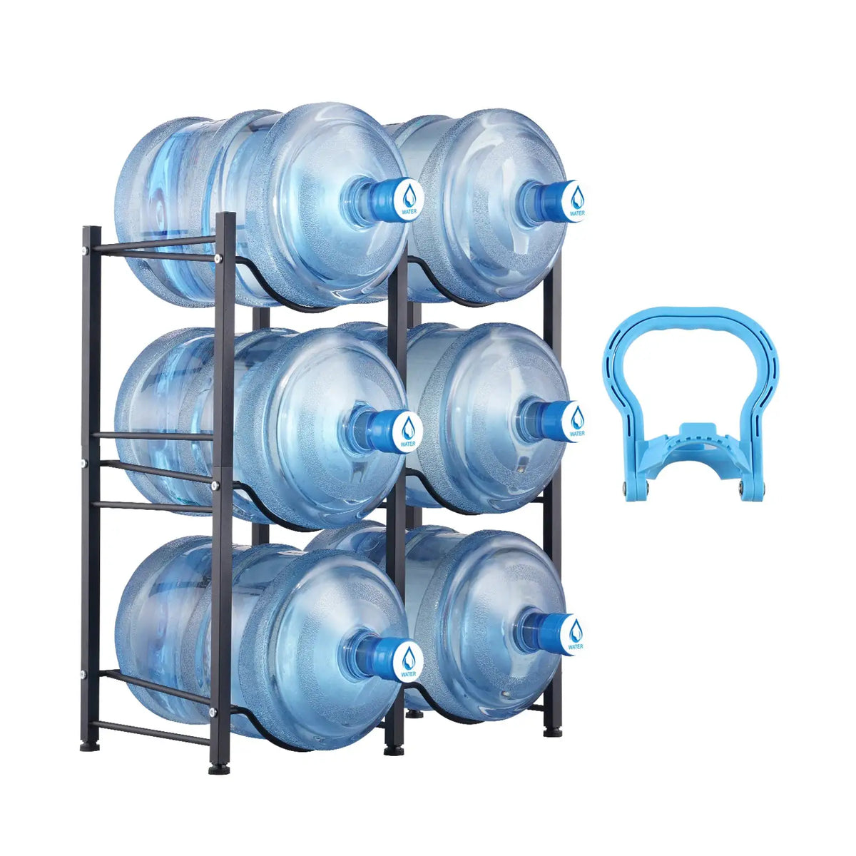 Tier Water Bottle Rack Black — product image 1