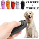 Pet Dog Clicker And Whistle Training Tool For Puppy Control