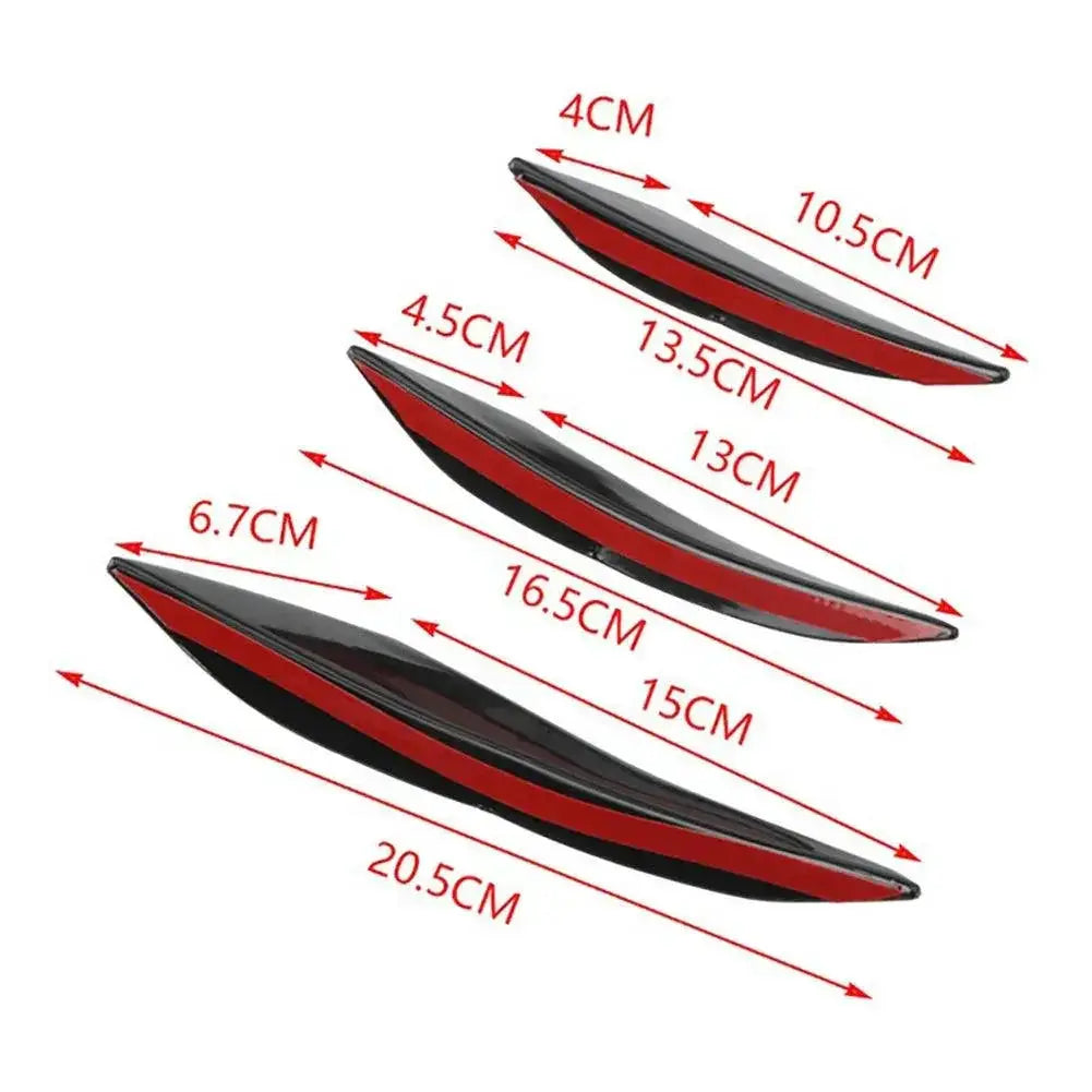 Universal Car Front Bumper Lip Spoiler Diffuser Kit Upgrade