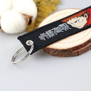Anime Key Tag Keychain Trendy Zinc Alloy Accessory for Fans