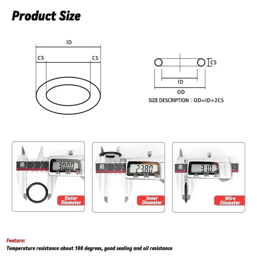 225 Nitrile O Ring Kit For Automotive Industrial Sealing