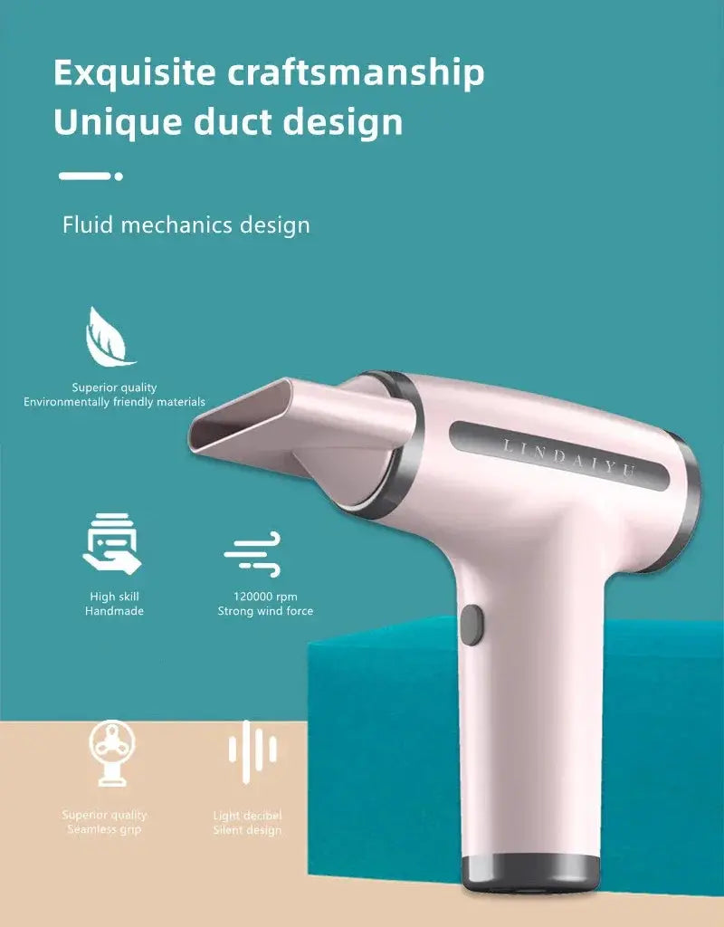 4 In 1 Wireless Hair Dryer Travel USB Blower Cordless