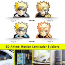 NARUTO Anime 3D Motion Lenticular Waterproof Stickers Set