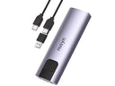 Nusyn NVMe/SATA SSD Enclosure,USB-C External Hard Drive Case, Tool-Free Installation, Plug & Play, Aluminum Housing, Compatible with Windows, Mac, Linux, iOS & Android