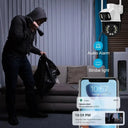 Outdoor Security Camera With AI Tracking For Homes