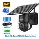 SHIWOJIA WIFI Camera Solar Powered Security Solution 4MP