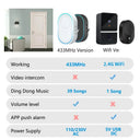 Intelligent Wireless Doorbell Waterproof 100m Range Camera