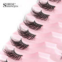 Natural Cat Eye Half Lashes for Effortless Glamour