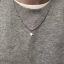 Simple Trendy Star Hollow Choker Necklace for Fashion Necklace