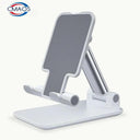 Metal Tablet Holder Stand Adjustable - Foldable Hands-Free Support