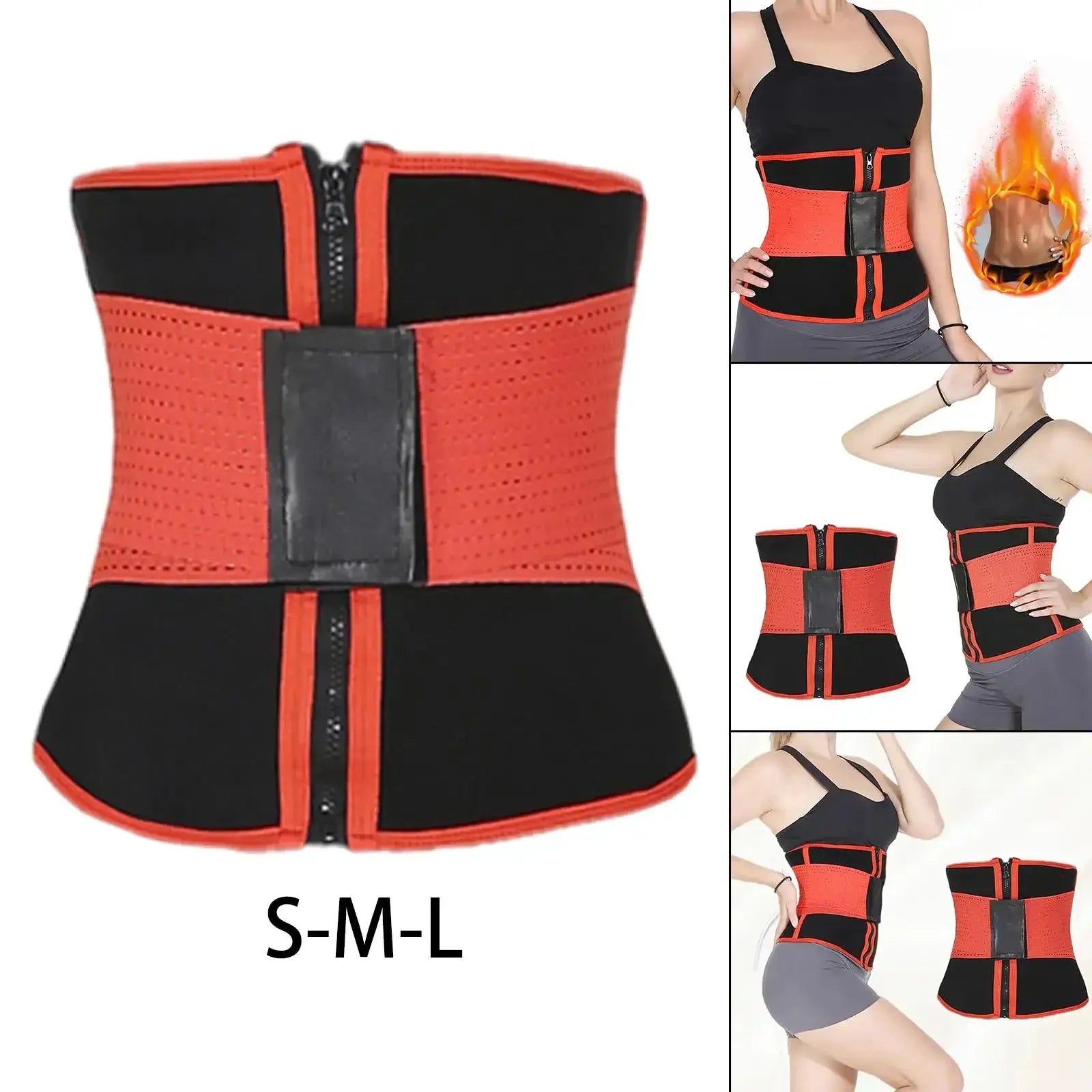 Slimming Waist Trimmer Belt Body Shaper For Workouts