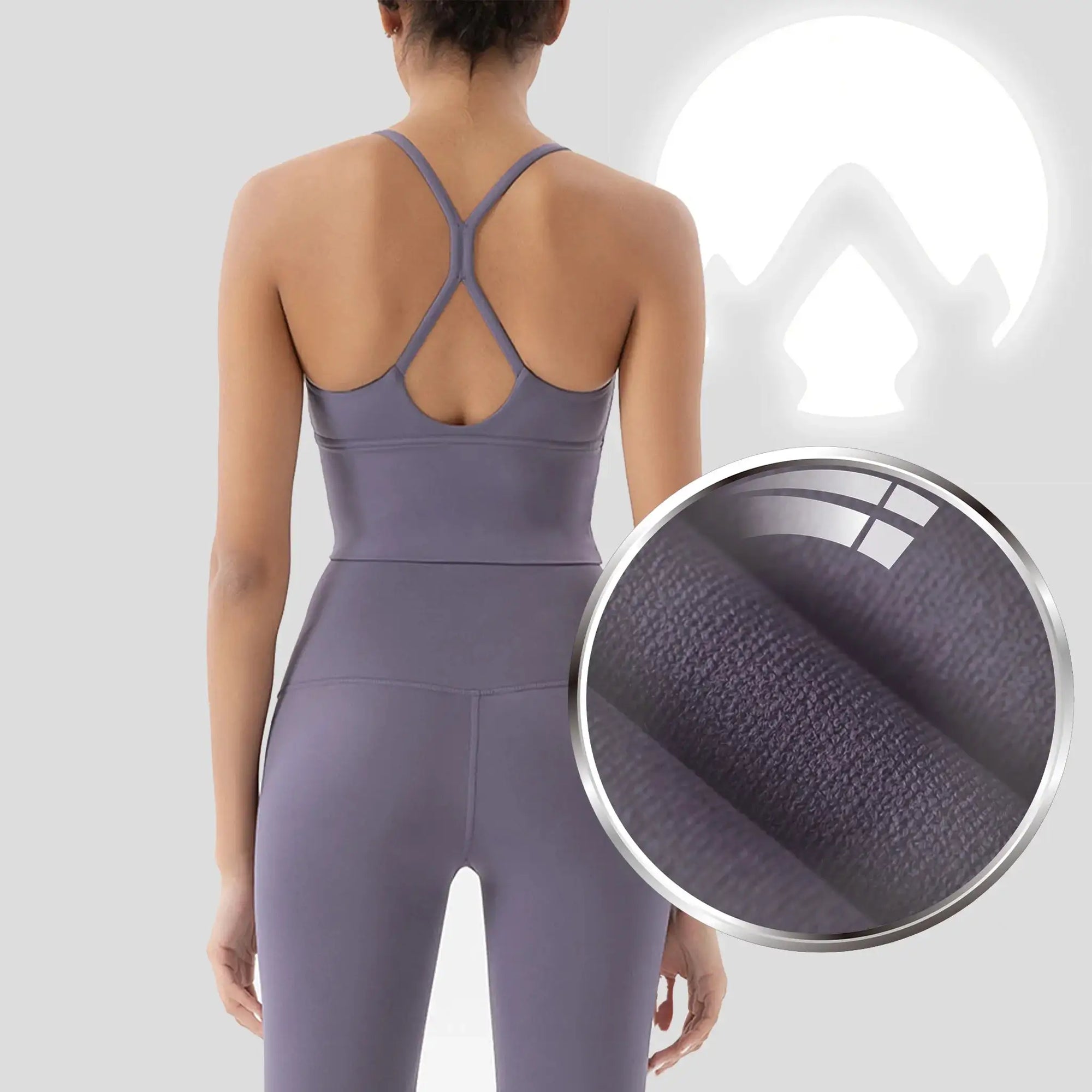 Women's Naked Feeling 2 Piece Gym Set - Seamless Sports Bra & High Waist Leggings, Shockproof Breathable Fitness Clothing, S-XL
