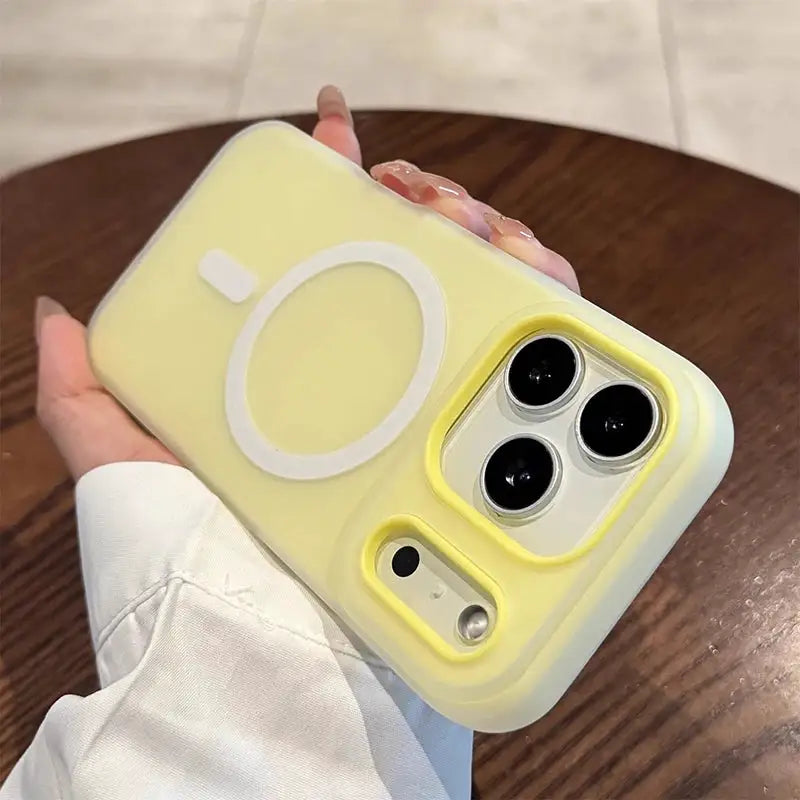Luxury Candy Color 2 IN 1 Magnetic Case For iPhone 18 17 Air 16 15 14 13 12 11 Pro Max Plus For Magsafe Wireless Charge Cover