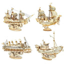 Robotime 3D Boat Puzzle for Kids Skills
