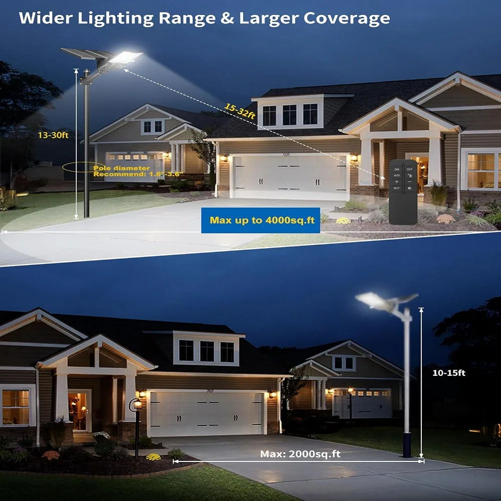 Bright Solar Outdoor Security Light — product view 4