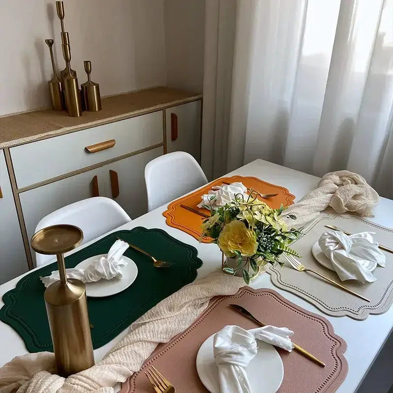 Irregular Tableware Pad Placemat Table Mat For Kitchen Dining