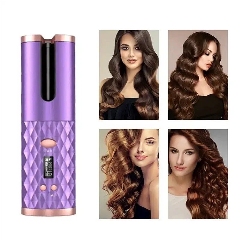USB Automatic Curling Iron Cordless Hair Curler Device - OurLum.com