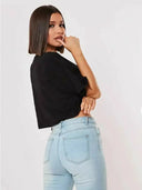Cotton Yoga Crop Top for Women Cool