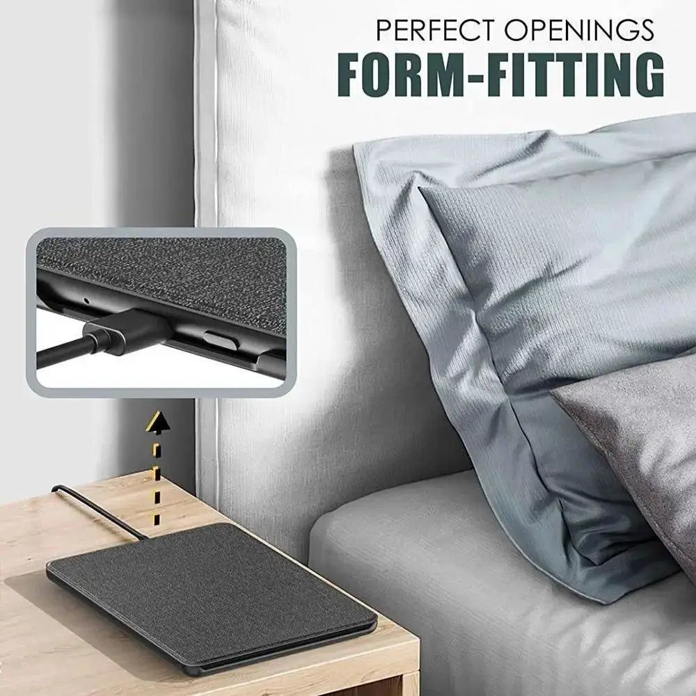 Kindle Fabric Smart Case With Built In Light Protection