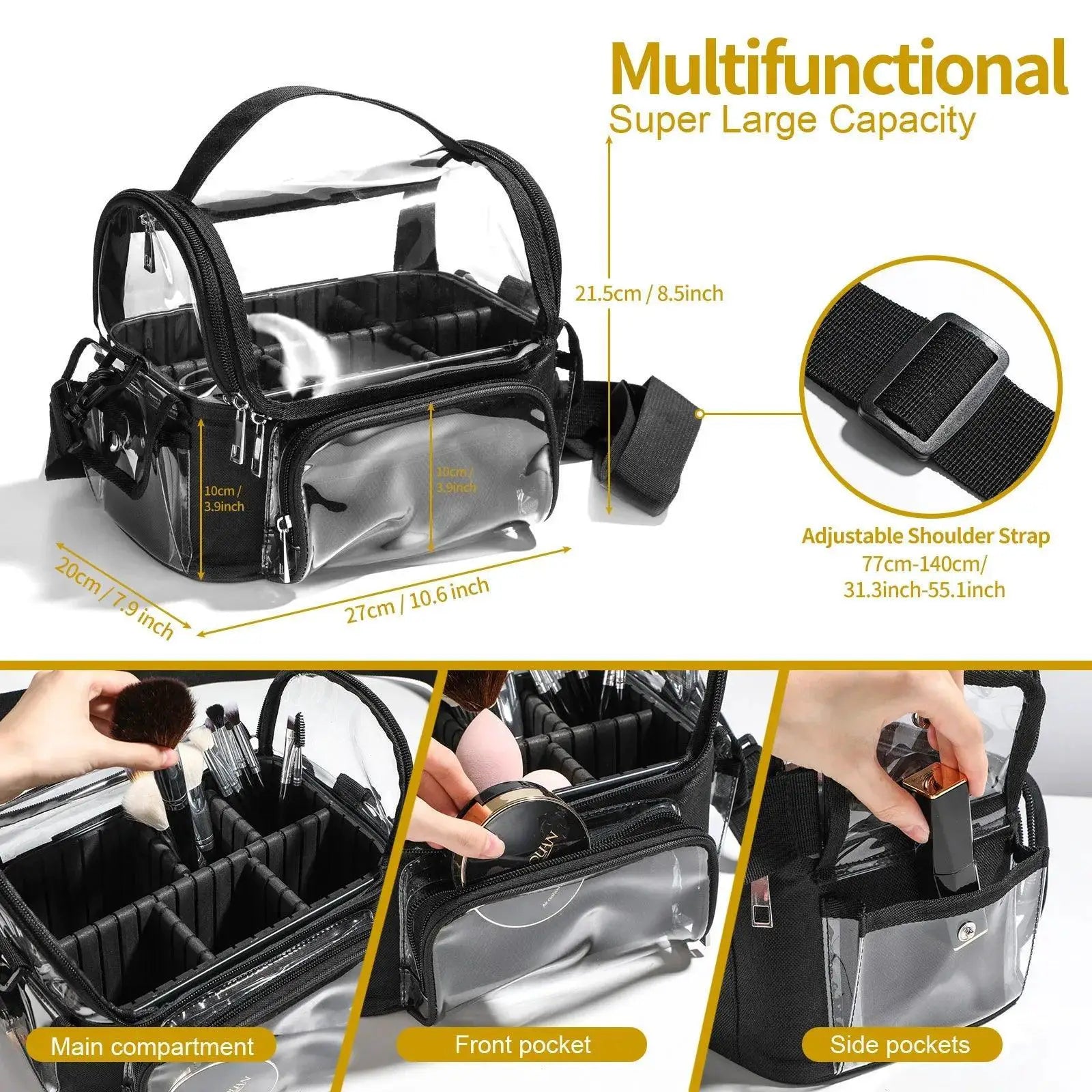 Professional Waterproof Makeup Tool Backpack for Beauty Pros