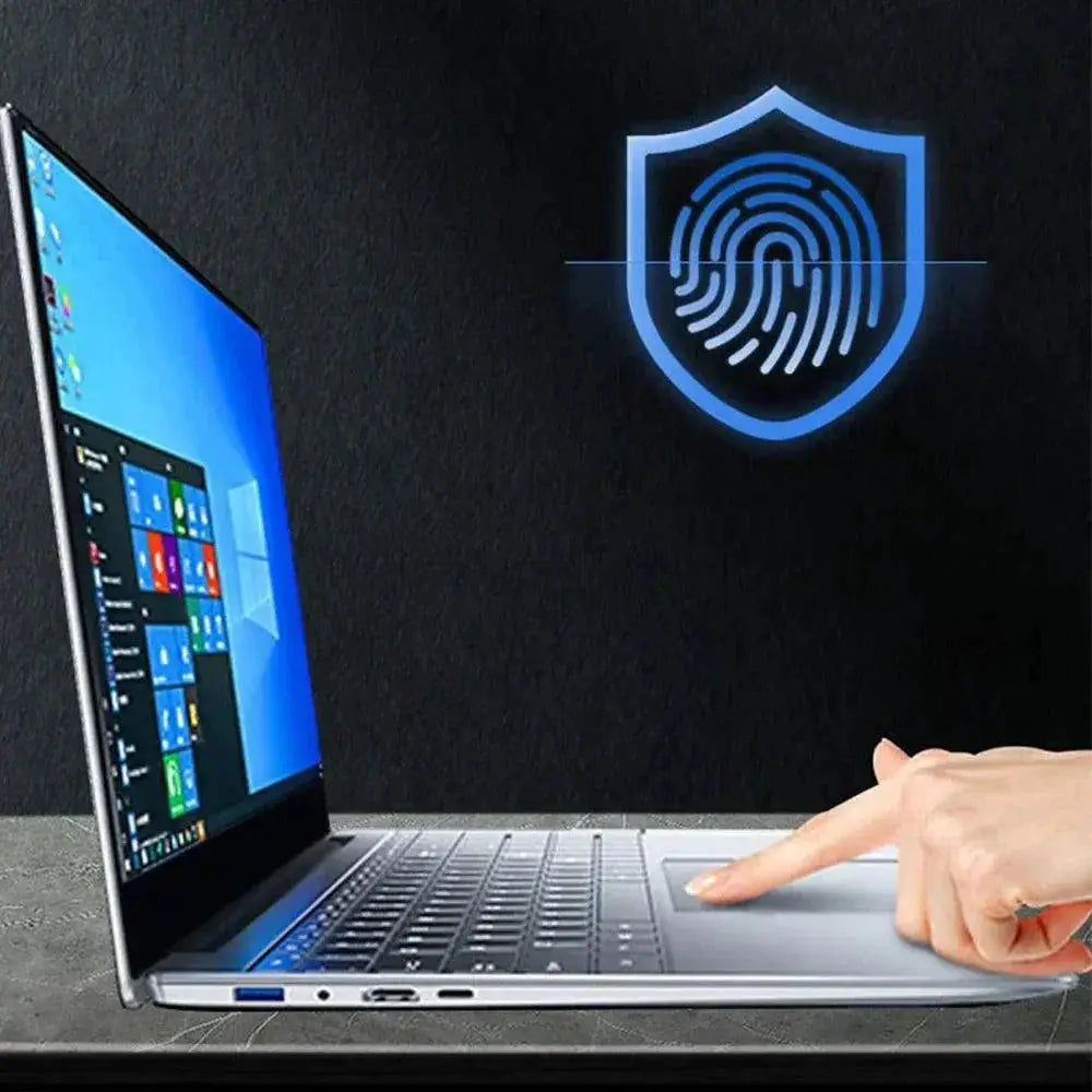 Fingerprint Unlock Laptop Performance 15.6 Inch Notebook