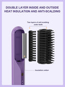Cordless Electric Hair Brushes Straightener Brush Styler