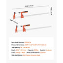 Inch Heavy Parallel Bar Clamps Pcs