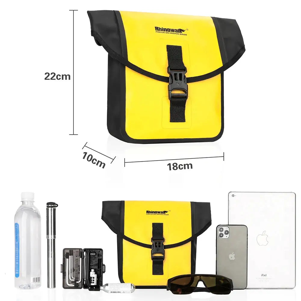 Rhinowalk Bike Handlebar Bag Waterproof Frame Pannier Bag Multifunction Portable Shoulder Bag Bike Accessories