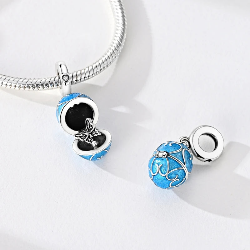 Charm Pendant Beads Sparkling Pav