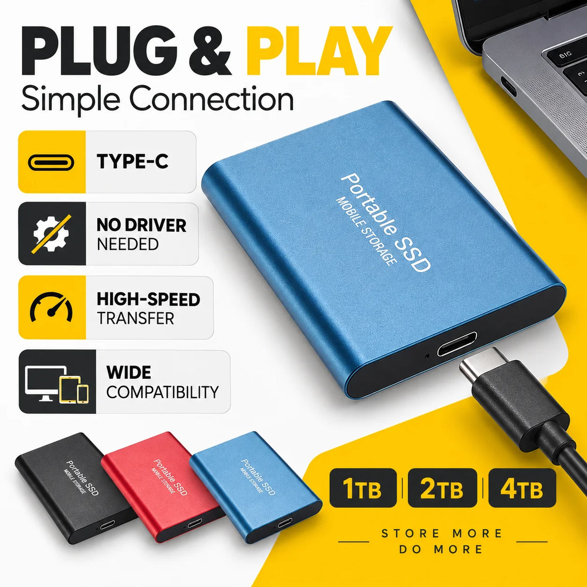 Fast External SSD Drive