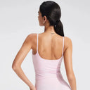NCLAGEN - Built-In Bra Tank Top Yoga Vest Women