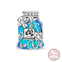 Sterling Silver Blue Purple Butterfly