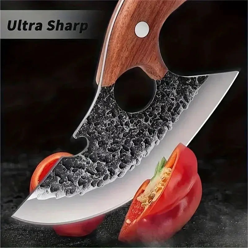 Hand Forged Stainless Steel Boning Knife Bottle Opener - OurLum.com