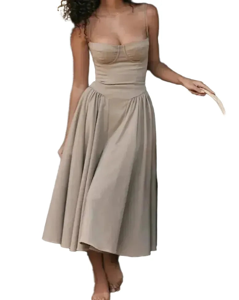 Backless Dress for Women Flattering Fit — product view 1