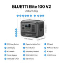 BLUETTI Elite Portable Power Station Solar Generator
