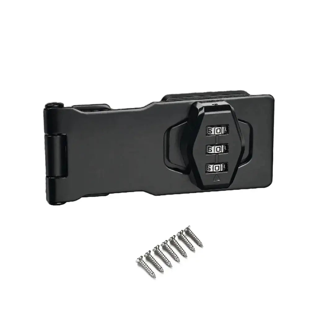 Cabinet Password Lock Drawer Lock 3-Digit Combination Password Lock Security Door Bolt Anti-theft Household Cabinet Hardware