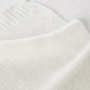 Women's Solid Color Wool Knitted Warm Thickened Scarf Gaiter